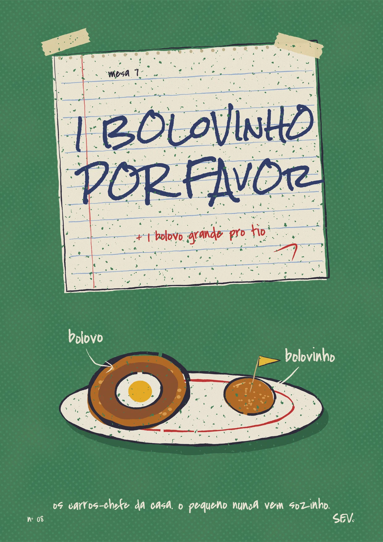 Lambe 08: 1 bolovinho por favor
